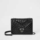 River Island Womens Quilted Stud Detail Cross Body Bag