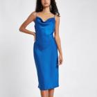 River Island Womens Satin Cowl Neck Slip Dress