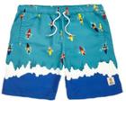 Mens Franklin & Marshall Print Swim Shorts