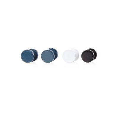 River Island Mens Block Plug Earrings
