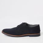 River Island Mens Tumbled Lace-up Derby Shoes