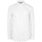 River Island Menswhite Casual Regular Fit Oxford Shirt