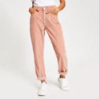 River Island Womens Petite Mom Cord Denim Jeans