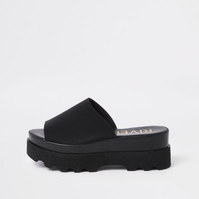 River Island Womens Chunky Slip On Sandals