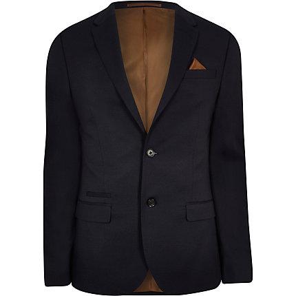 River Island Mens Big And Tall Textured Suit Jacket