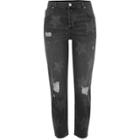 River Island Womens Washed Star Print Ashley Boyfriend Jean
