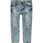 River Island Mens Only And Sons Rip Cropped Jeans