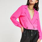 River Island Womens Cropped Shacket