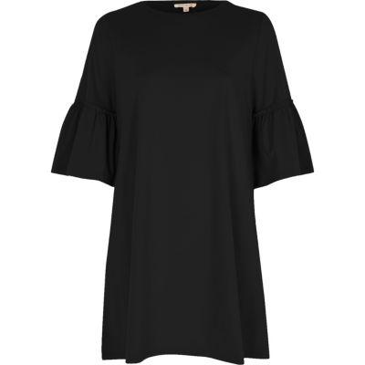 River Island Womens Flute Sleeve Longline Smock Dress