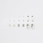 River Island Womens Silver Colour Mixed Earrings Multipack