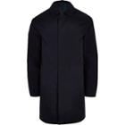 River Island Mens Big And Tall Long Sleeve Mac Coat