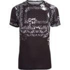 River Island Mens Floral Bandana Print Muscle Fit T-shirt