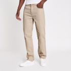 River Island Mens Standard Raw Hem Trousers