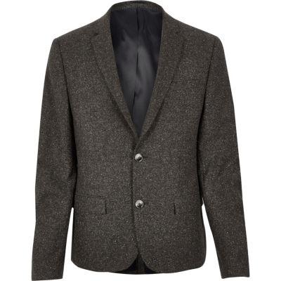 River Island Mens Wool Skinny Suit Jacket