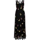 River Island Womens Floral Embroidered Maxi Dress