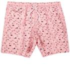 River Island Mens Blobby Print Swim Trunks