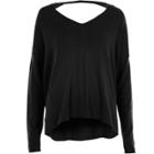 River Island Womens Twist Back V Neck Jumper