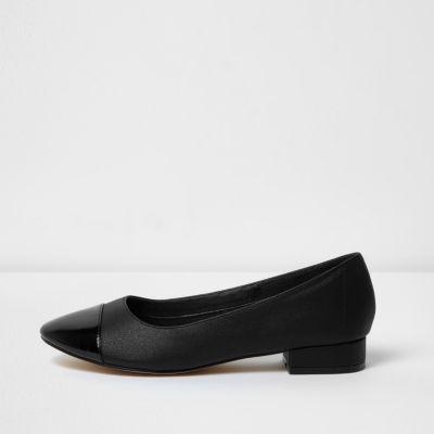 River Island Womens Shine Toe Ballet Flats