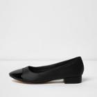 River Island Womens Shine Toe Ballet Flats