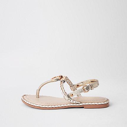 River Island Womens Toe Thong Sandals