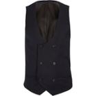 River Island Mens Double Breasted Tuxedo Waistcoat