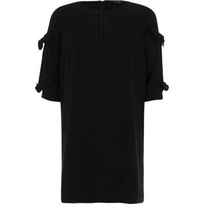 River Island Womens Cut Out Bow Sleeve Swing Dress