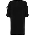 River Island Womens Cut Out Bow Sleeve Swing Dress