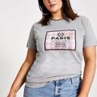 River Island Womens Plus 'paris' Box T-shirt