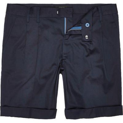 River Island Mens Sateen Slim Fit Shorts