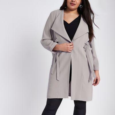 River Island Womens Plus D-ring Duster Coat