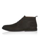 River Island Mens Nubuck Leather Chukka Boots