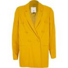 River Island Womens Double Breasted Longline Blazer