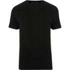 River Island Mens Big And Tall Muscle Fit Crew Neck T-shirt