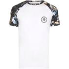 River Island Mens White Skull Raglan Sleeve T-shirt