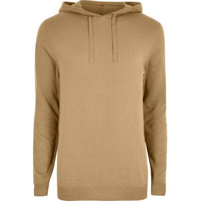 River Island Mens Slim Fit Basic Casual Hoodie