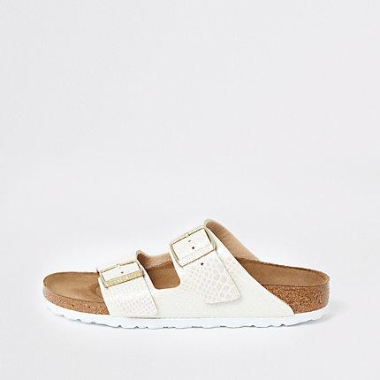 River Island Womens Birkenstock Arizona Iri Embossed Sandals