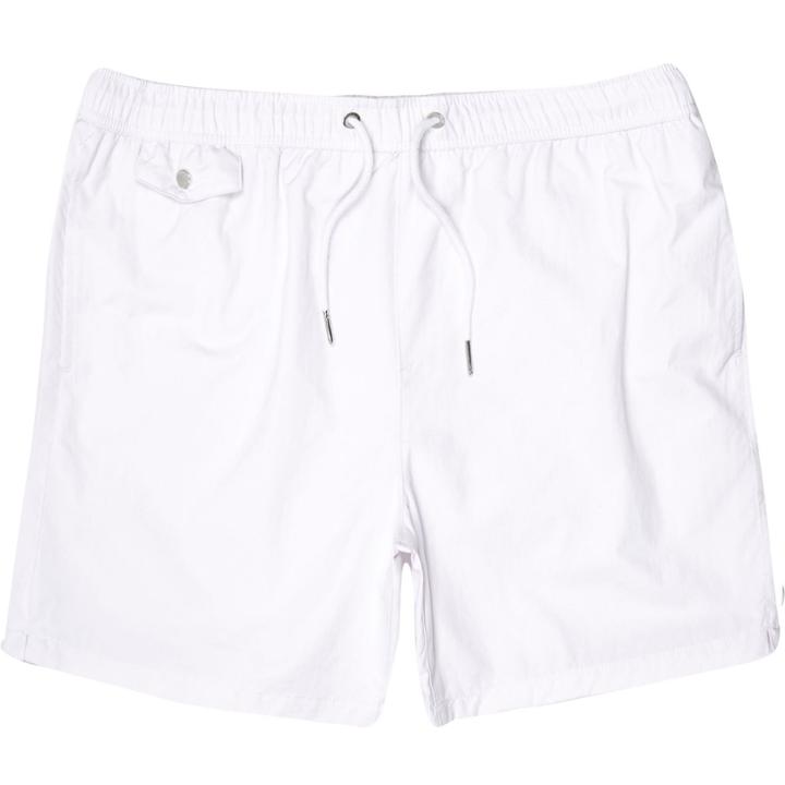 River Island Menswhite Pull On Swim Shorts
