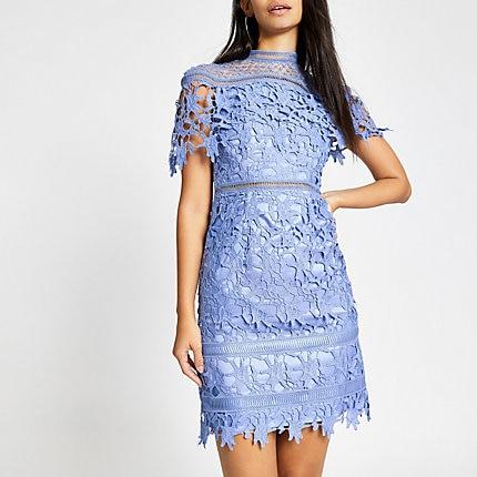 River Island Womens Chi Chi London Lace Willow Dress