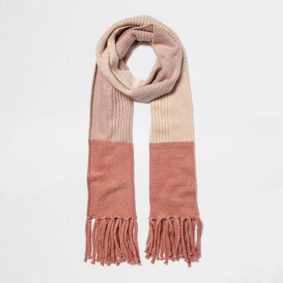 River Island Womens Block Knit Scarf