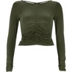 River Island Womens Ruched Front Top