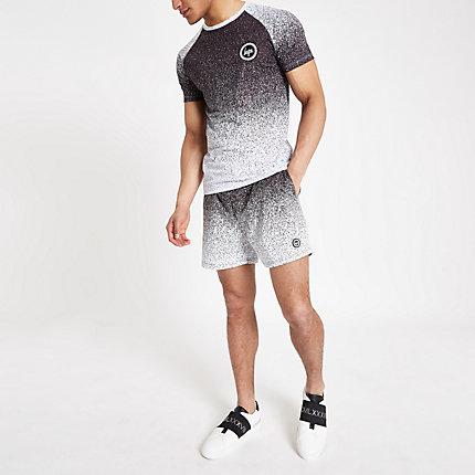 Mens Hype Speckle Fade Swim Trunks