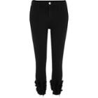 River Island Womens Petite Flower Amelie Super Skinny Jeans