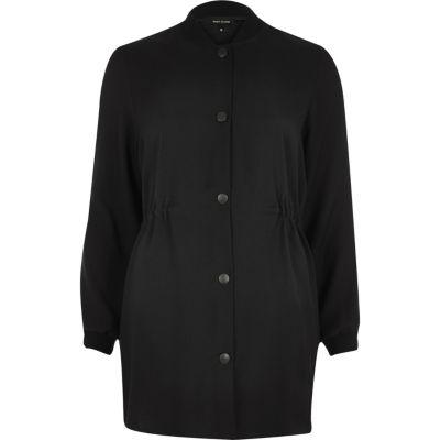 River Island Womens Plus Longline Bomber Jacket