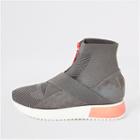 River Island Womens High Top Knitted Runner Sock Trainers