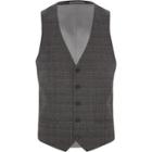 River Island Mens Prince Of Wales Suit Waistcoat