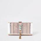 River Island Womens Gem Embellished Fold Out Purse