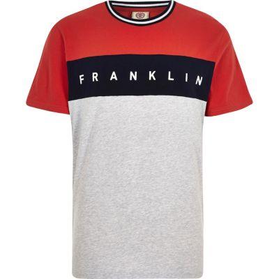 Mens Franklin & Marshall Colour Block T-shirt