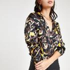 River Island Womens Camo Crop Utility Shacket