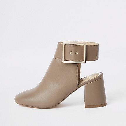 River Island Womens Open Back Shoe Boots