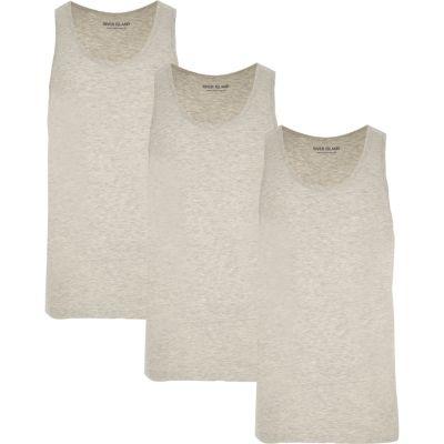 River Island Mens Vest Multipack